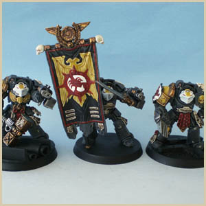 Red Scorpion Veterans and Contemptor Dreadnoughts WIP pic 1