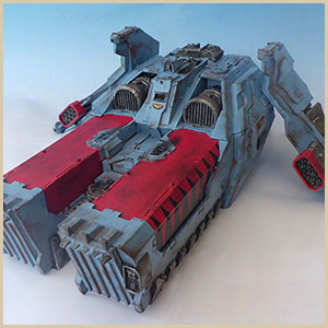 Space Wolf Caestus Assault Ram WIP pic 4