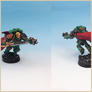 Abaddon and Loken diorama WIP pic 1