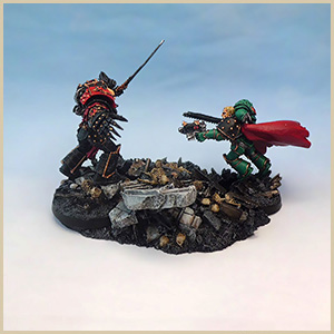 Abaddon and Loken diorama WIP pic 6