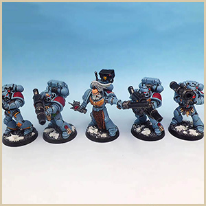 Snowy Space Wolf Army WIP pic 2