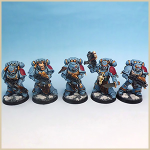 Snowy Space Wolf Army WIP pic 5