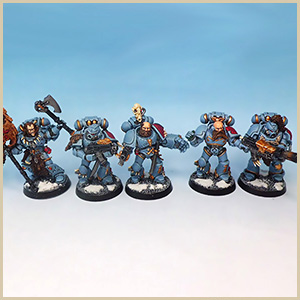 Snowy Space Wolf Army WIP pic 3