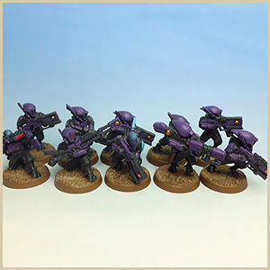 2500pts Purple Tau Army WIP pic 8