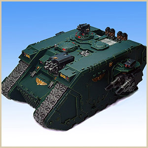 Dark Angels Landraider WIP pic 1