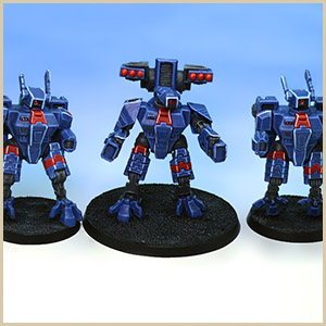 Tau Battlesuit Force WIP pic 7
