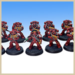 Heresy Blood Angel Army WIP Pic 1