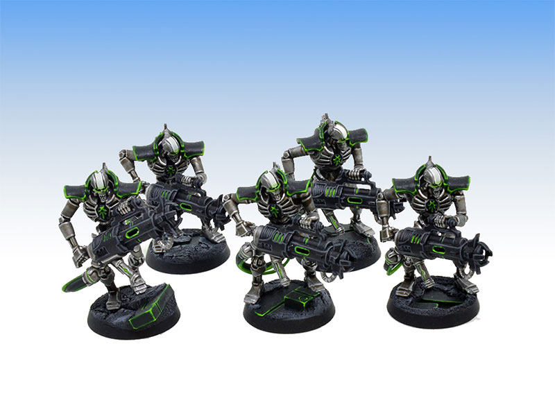 Necron Immortals - Character Level Painting Commission