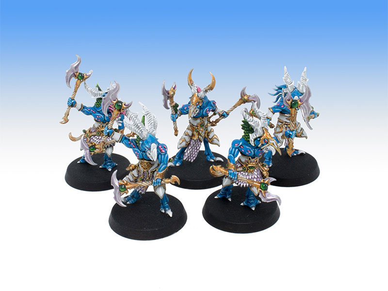 Thousand Sons Tzaangors - Character Level Painting Commission