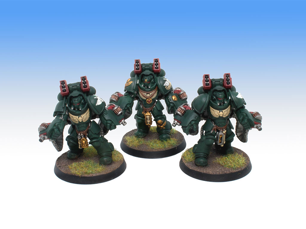 Dark Angels Aggressors - Battle Ready Level Painting Commission