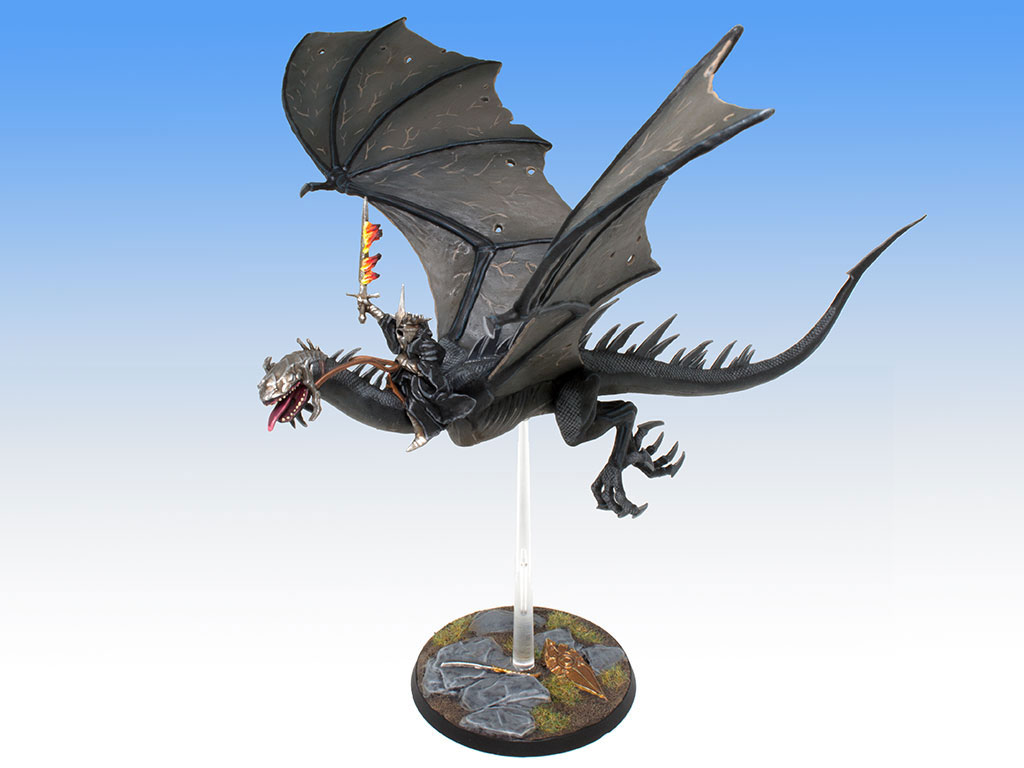 Witch-King of Angmar on Fell Beast - Tabletop Level Painting Commission