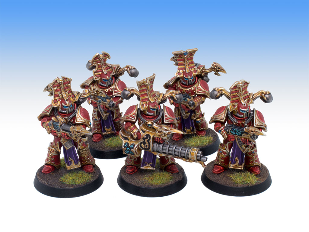 Thousand Sons Rubric Marines - Tabletop Level Painting Commission