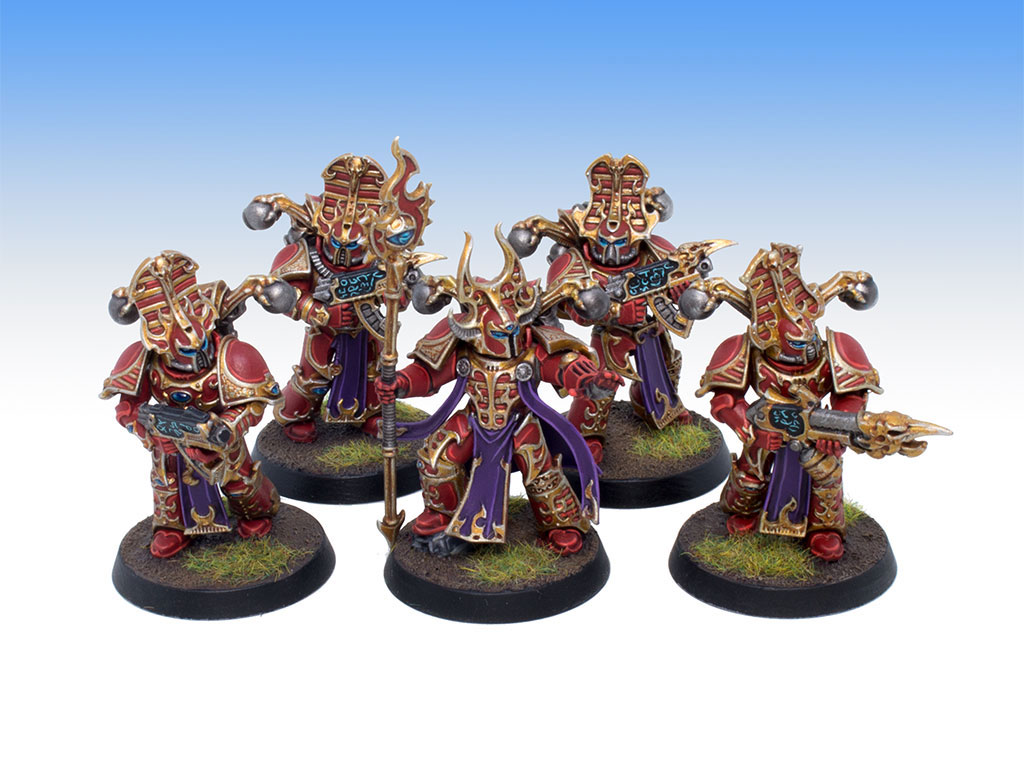 Thousand Sons Rubric Marines - Tabletop Level Painting Commission