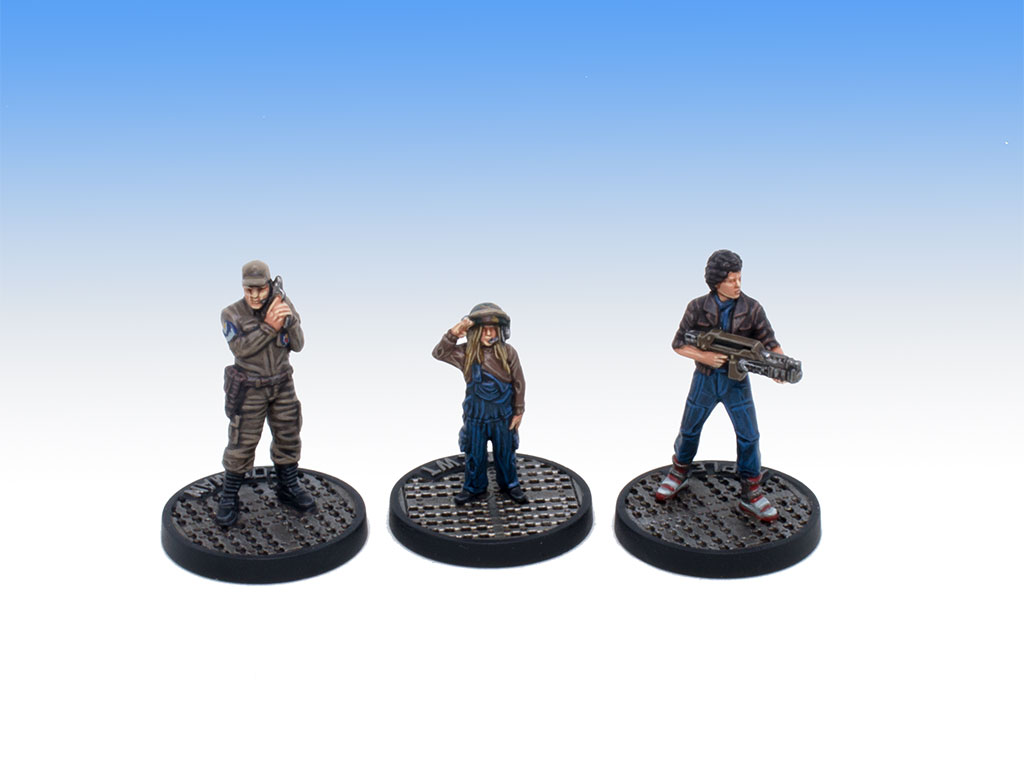 Ripley, Newt and Gorman - Tabletop Level Painting Commission