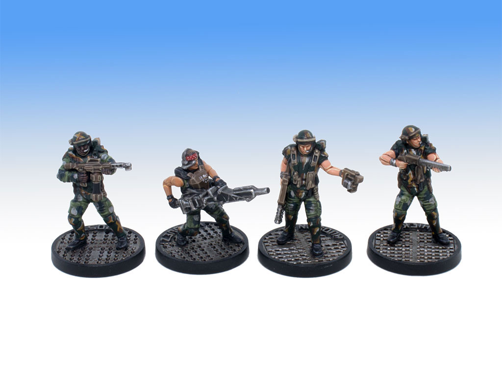 Hicks, Vasquez, Hudson and Frost - Tabletop Level Painting Commission