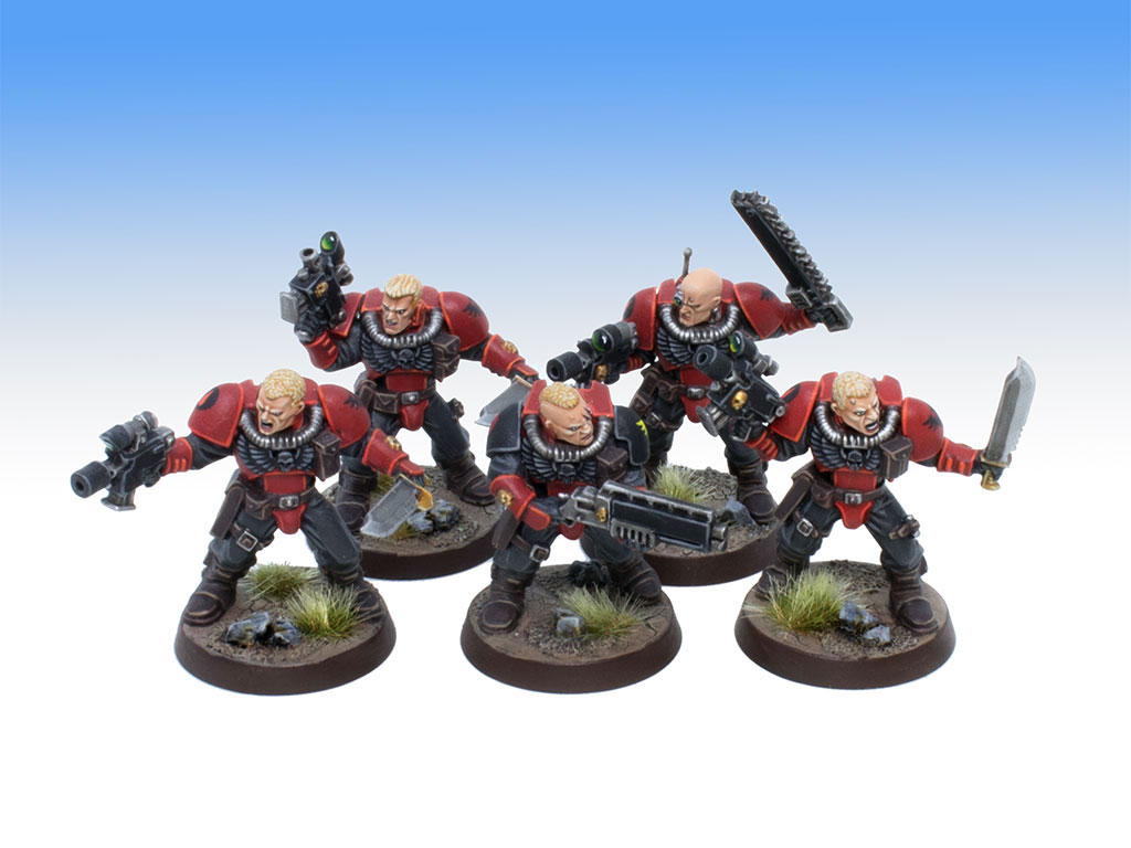 Space Marine Scouts - Character+ Level Painting Commission