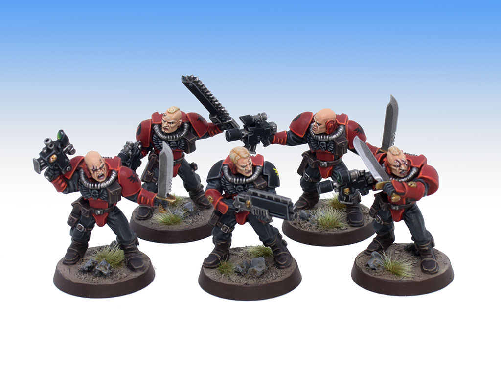 Space Marine Scouts - Character+ Level Painting Commission
