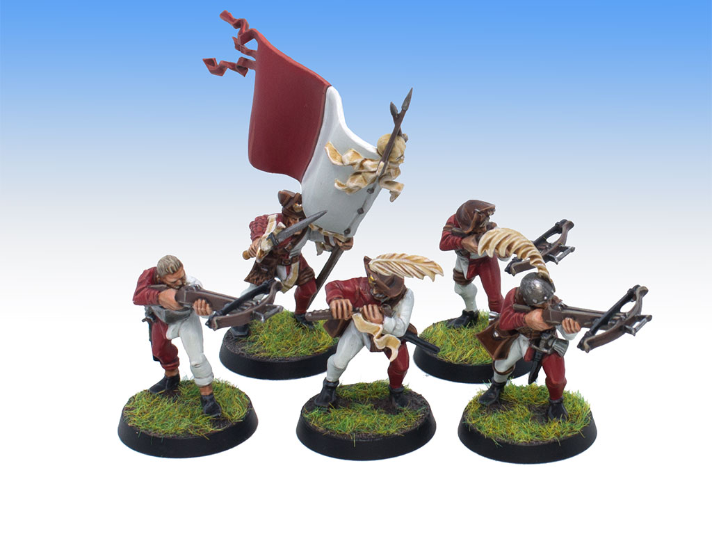 Empire Freeguild Crossbowmen - Tabletop Level Painting Commission